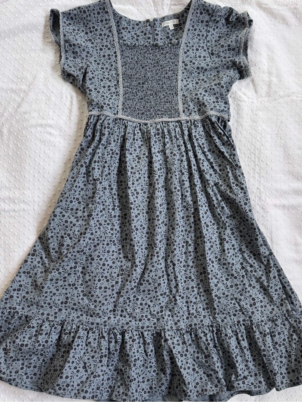Rylee + Cru cotton and linen girls dress